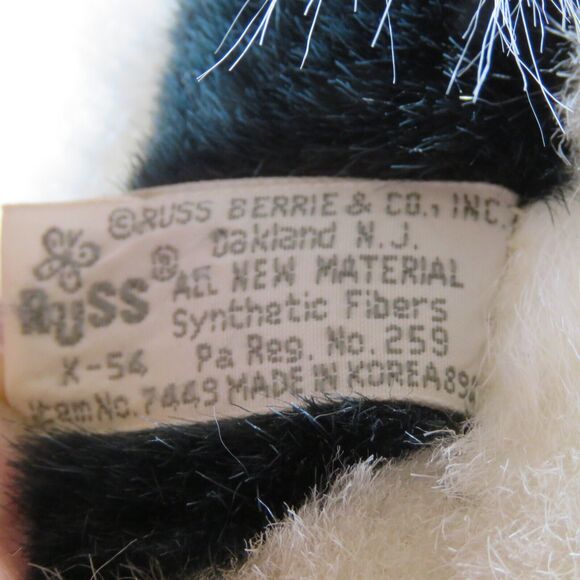 Vintage Russ Berrie Plush White Stork FLAUBERT Caress Soft Pets 23" Stuffed Bird - Picture 8 of 16